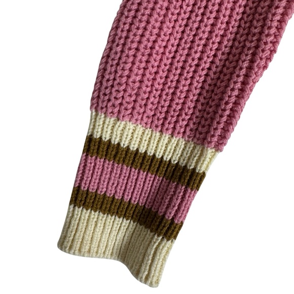 Urban Outfitters BDG Taylor Collared Pullover Knit Sweater Womens Small Preppy - Picture 4 of 9